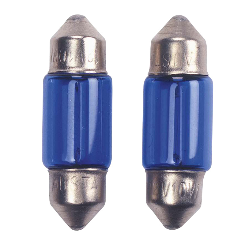 Image of Mijnautoonderdelen Bulb Glass Coating Blue 11x39 12V 1 EU 1713B eu1713b_668